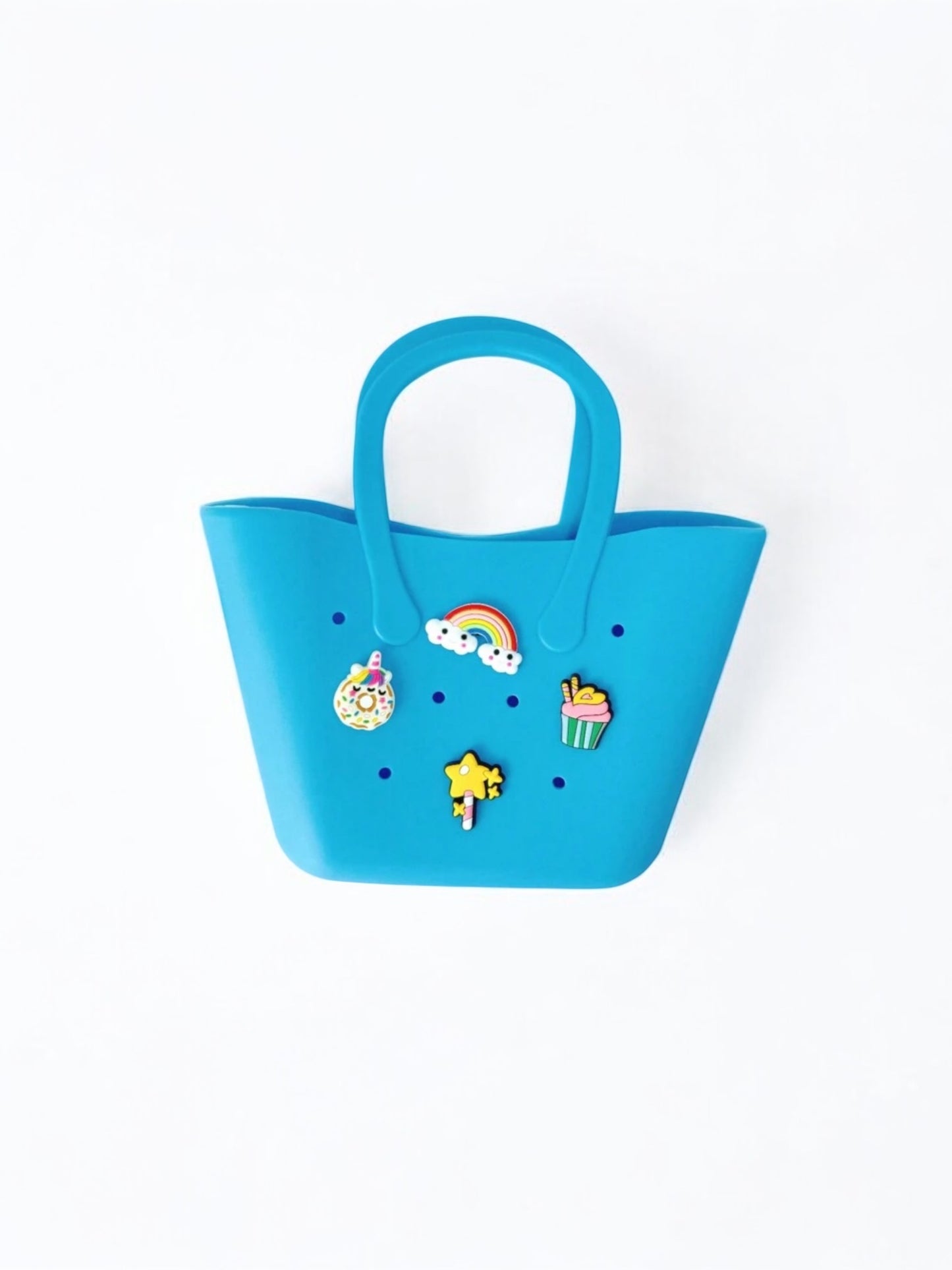 Girl beach crocs  purses with charm clips