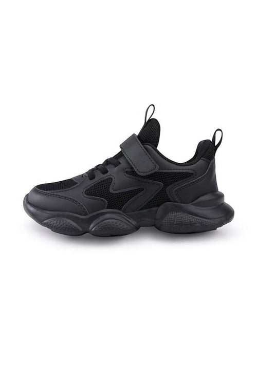Boy black Velcro strap sneakers 2k5