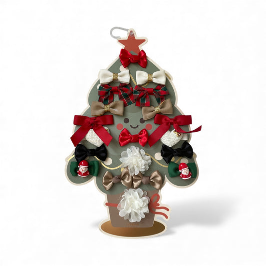 Christmas baby hair bow