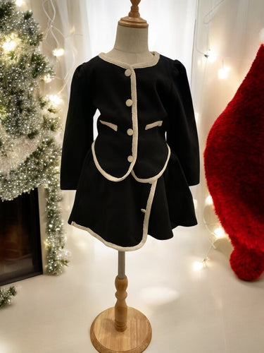 Black 2pc girl set