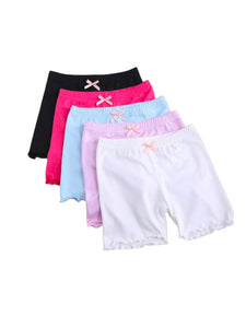 5pc multicolor girl shorts