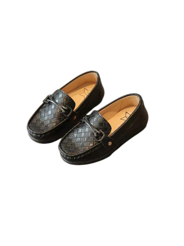 My baby loafer black boy shoes 2k5