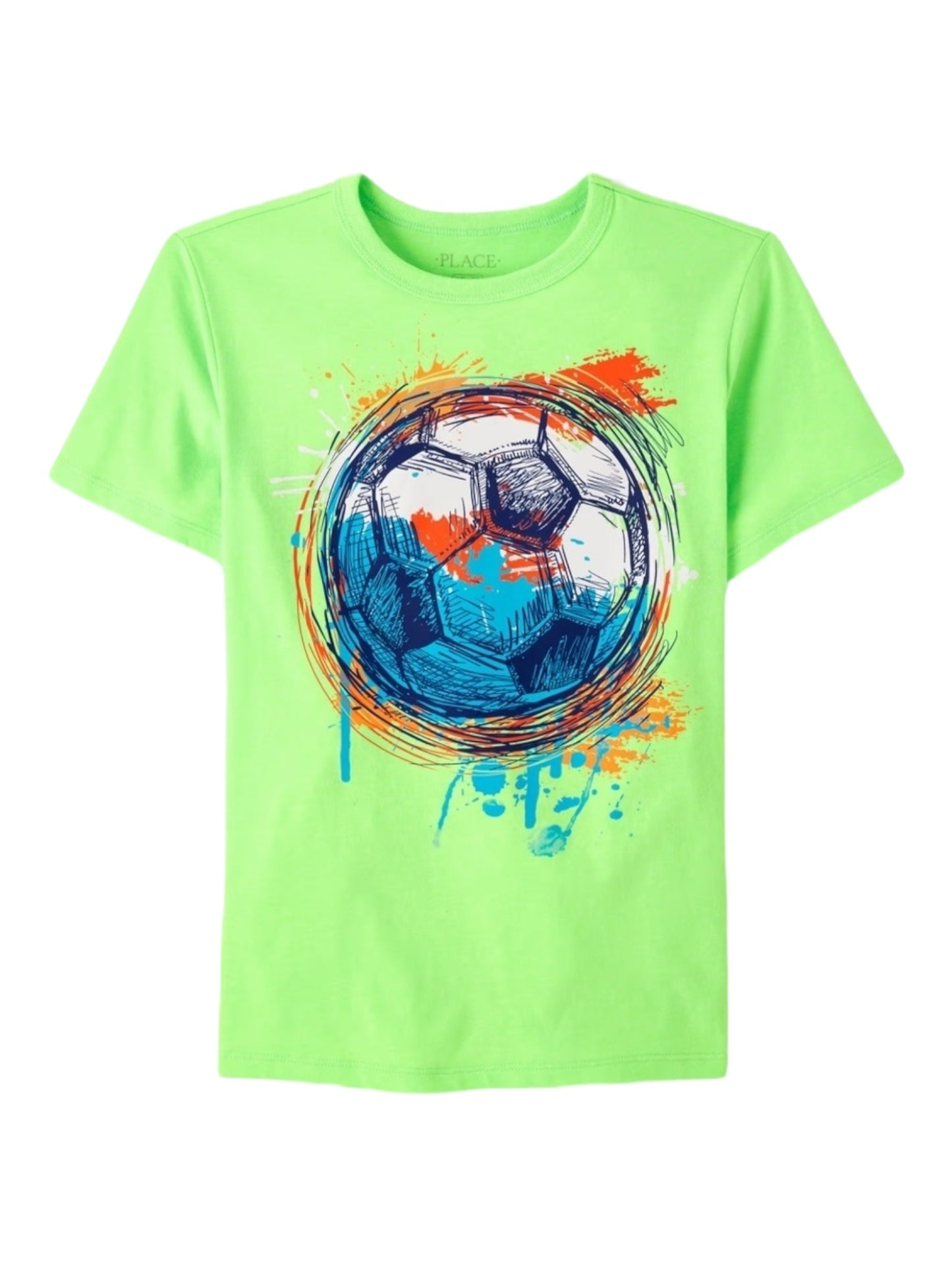 Soccer neon children’s place boy shirt