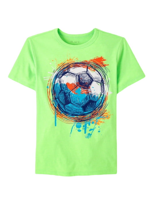 Soccer neon children’s place boy shirt