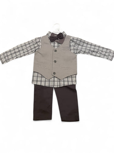 Tahari formal boys baby set