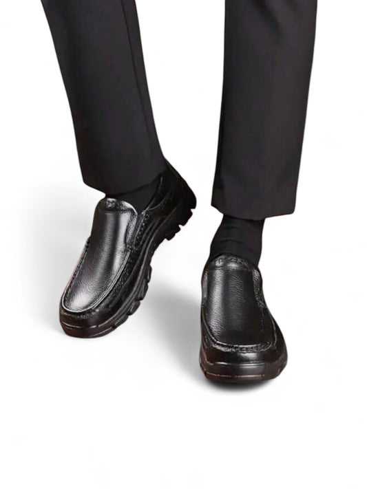Boys black school shoes