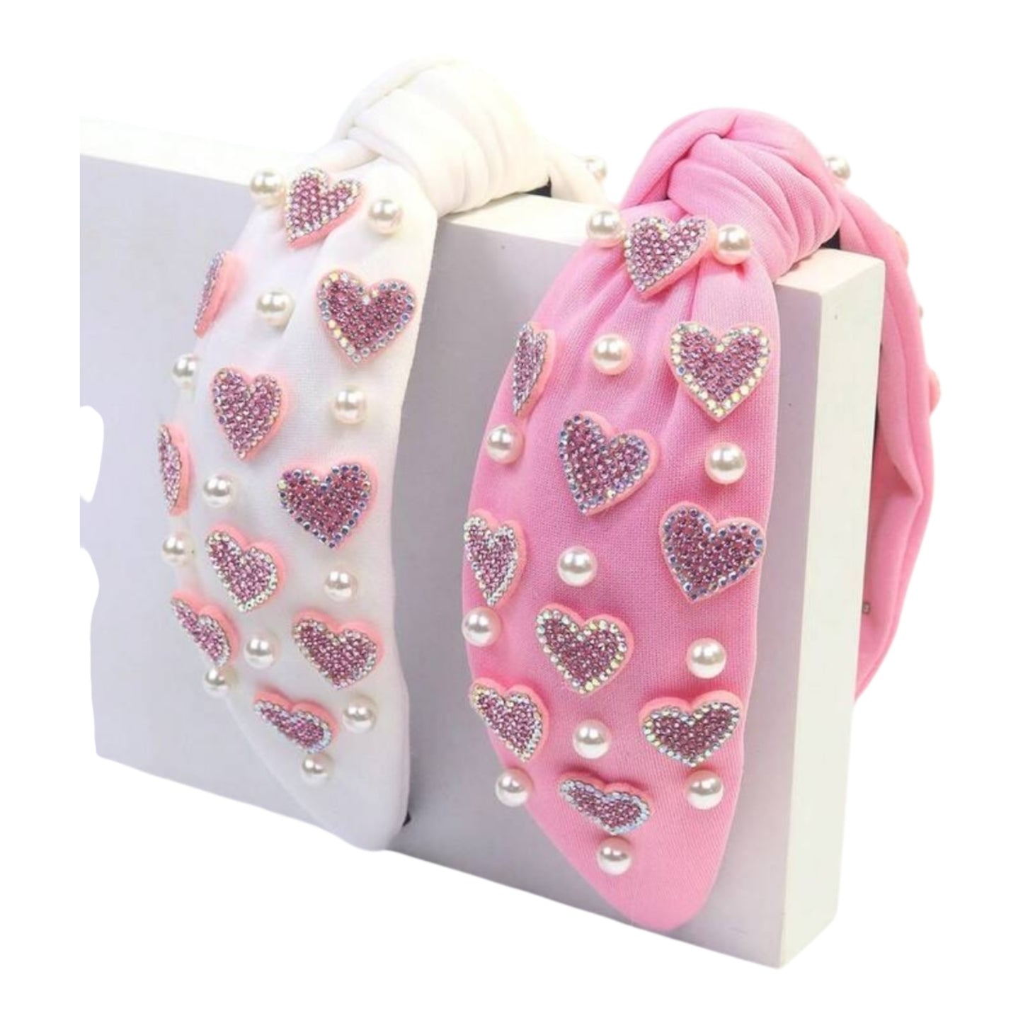 Hearts valentines headband