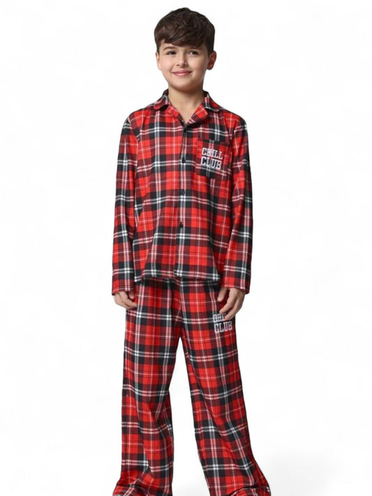 Chill club pre teen boys Christmas pj