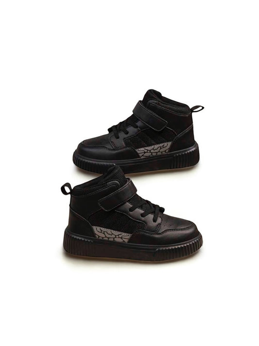 Boys high top black with grey sneakers 2k5
