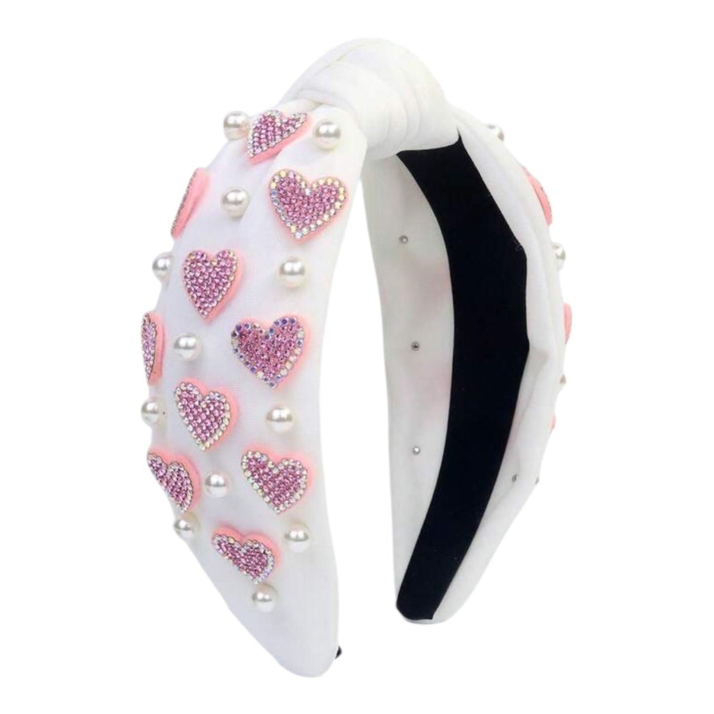 Hearts valentines headband