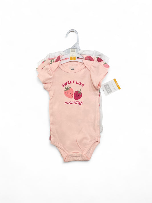 Sweet like mommy 3pc onesies set