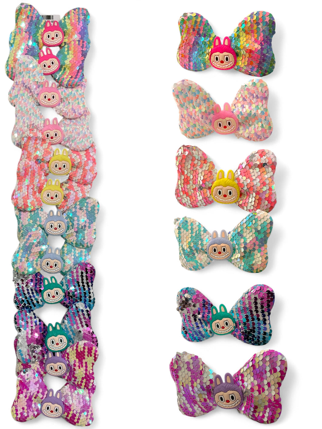 Labubu hair bows