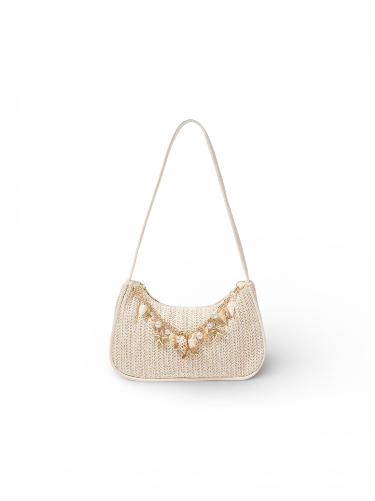 Seashell beige girl purse