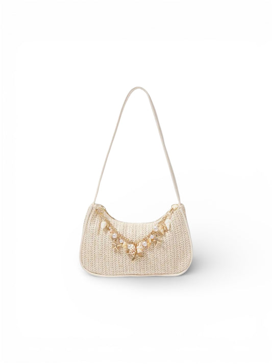 Seashell beige girl purse