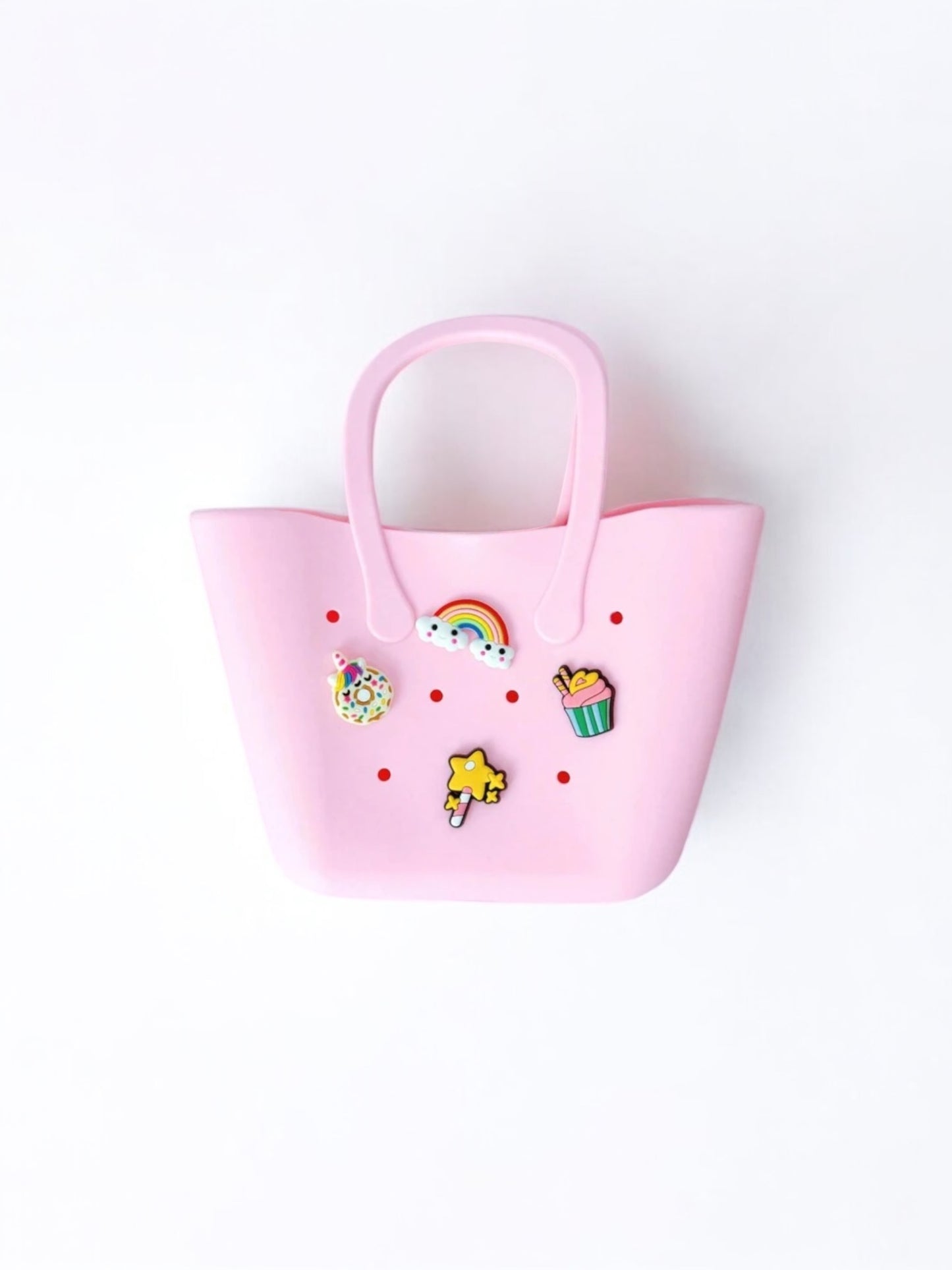 Girl beach crocs  purses with charm clips