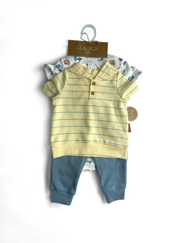 3pc Lila & jack boy baby set