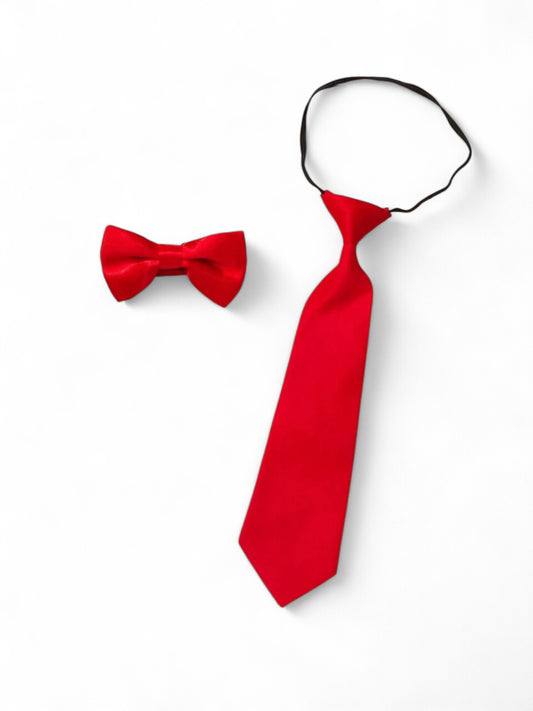 Boy necktie & bow 2pc set