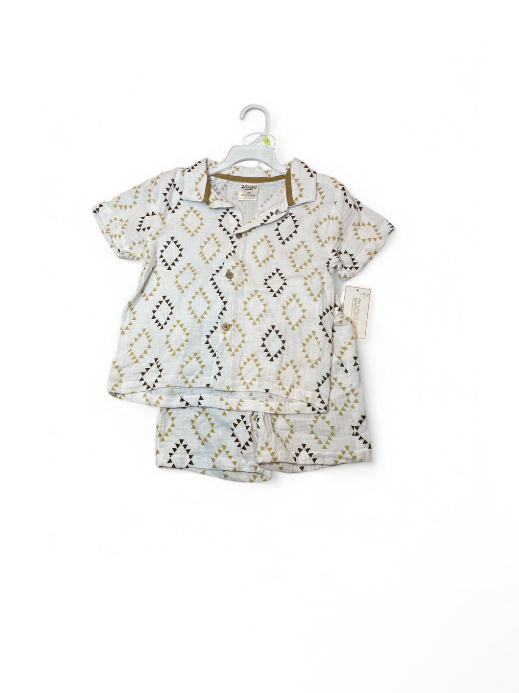Quicksand 2pc linen boys set