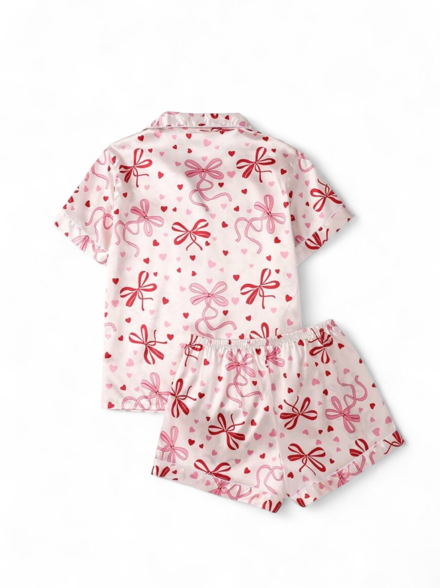 Red bows teen girls pj