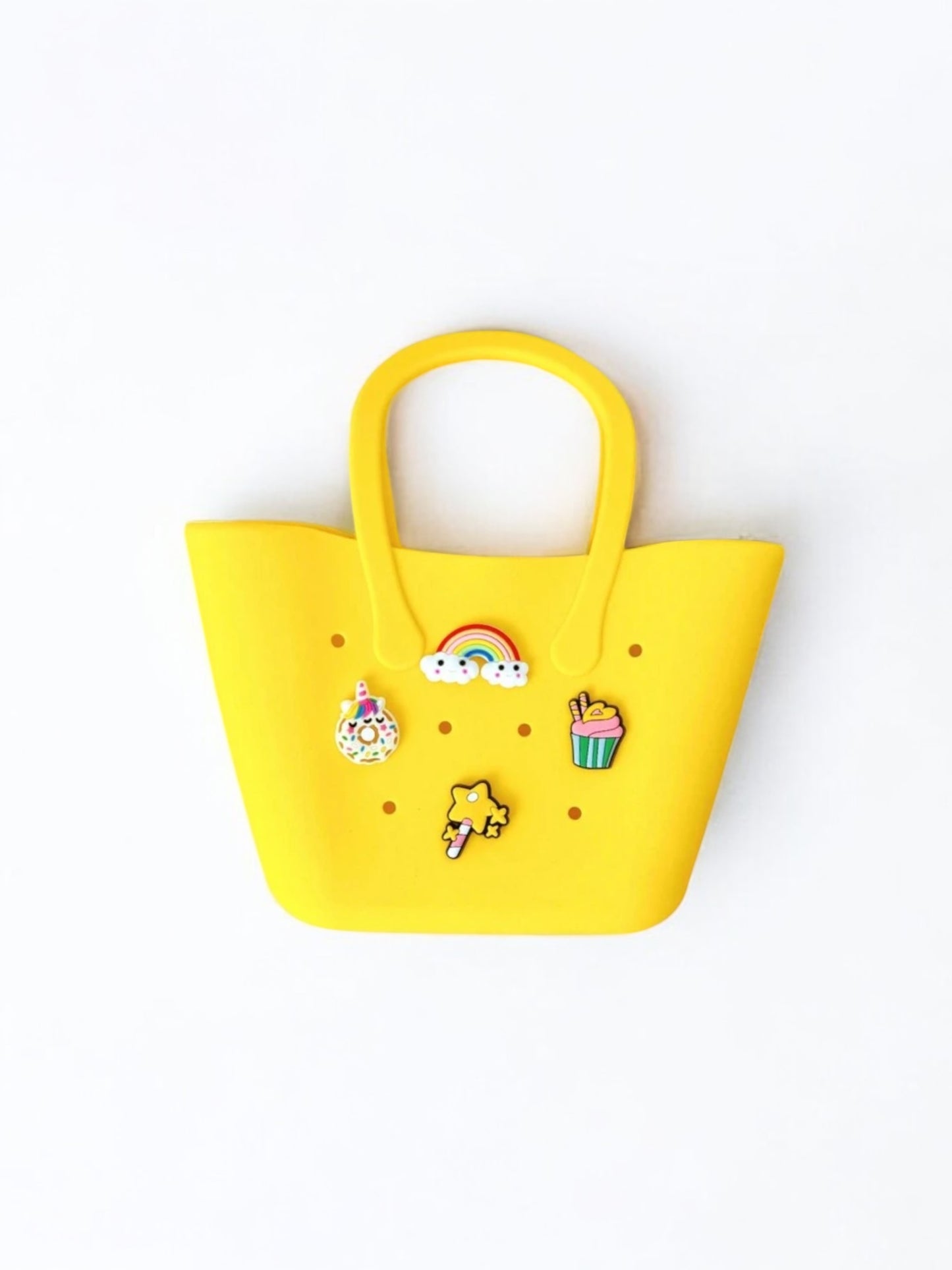 Girl beach crocs  purses with charm clips