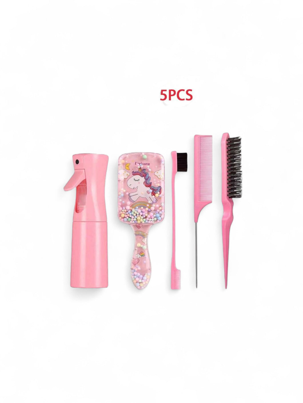 5 pc unicorn brush set 2k5