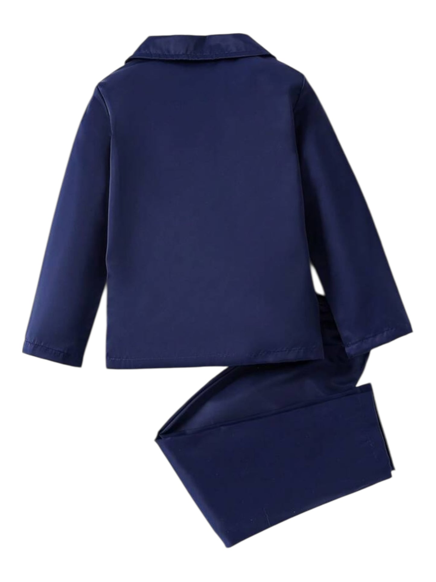Blue silk boys pj