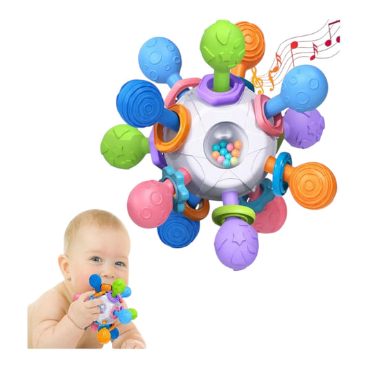 Musical teething baby toy