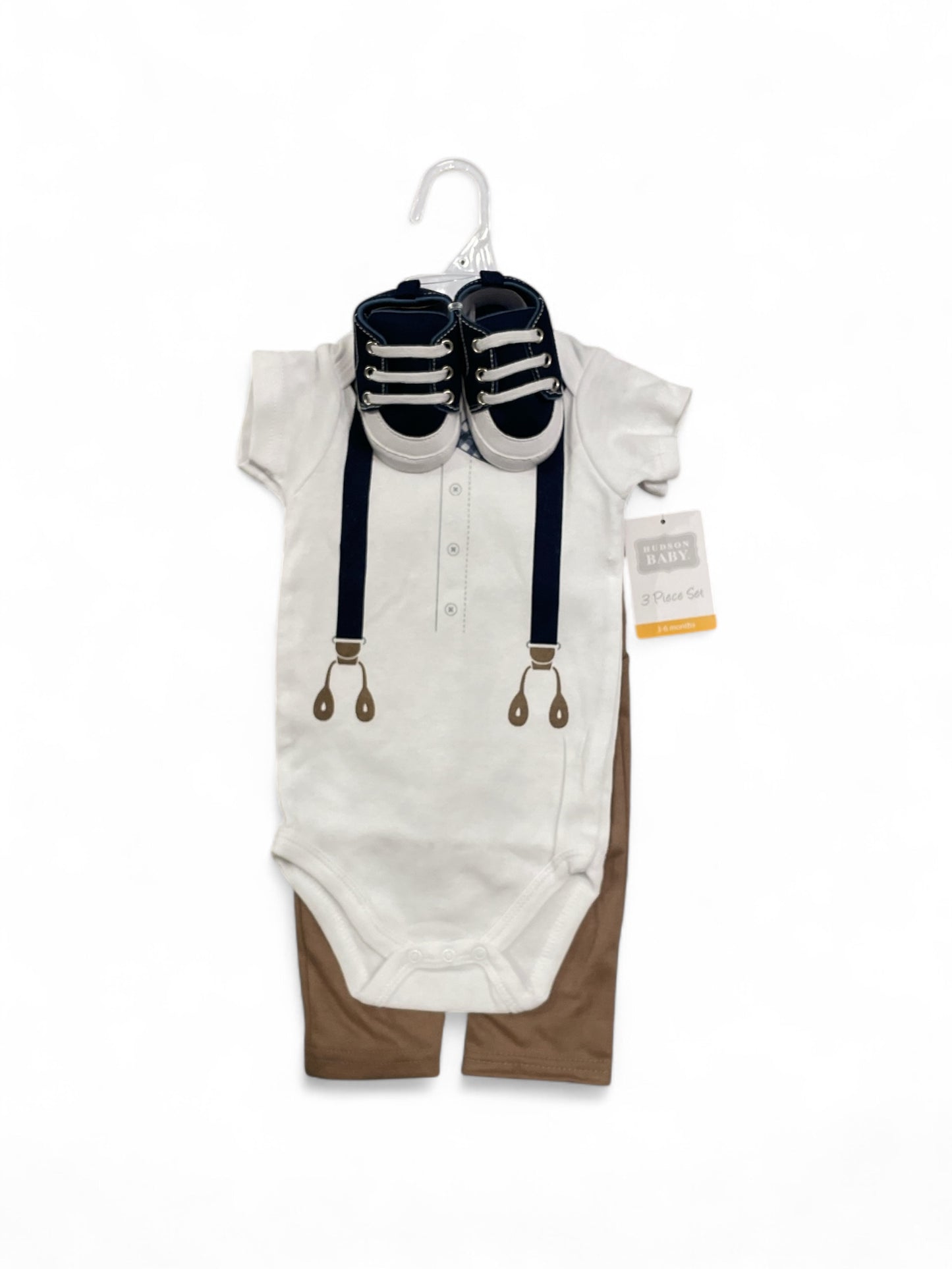 Hudson baby 3pc baby set with shoes included