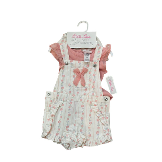 Little lass jumber 3pc set including bucket hat girls set