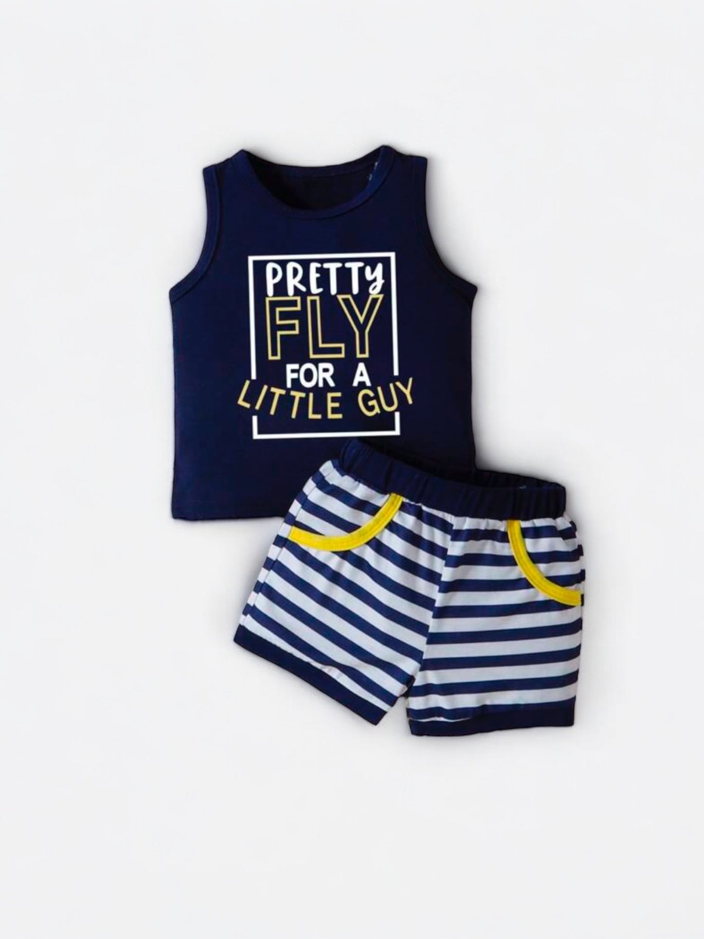 Pretty fly for a lil guy boy baby set