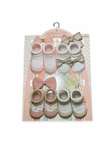 Baby socks & headband gift set