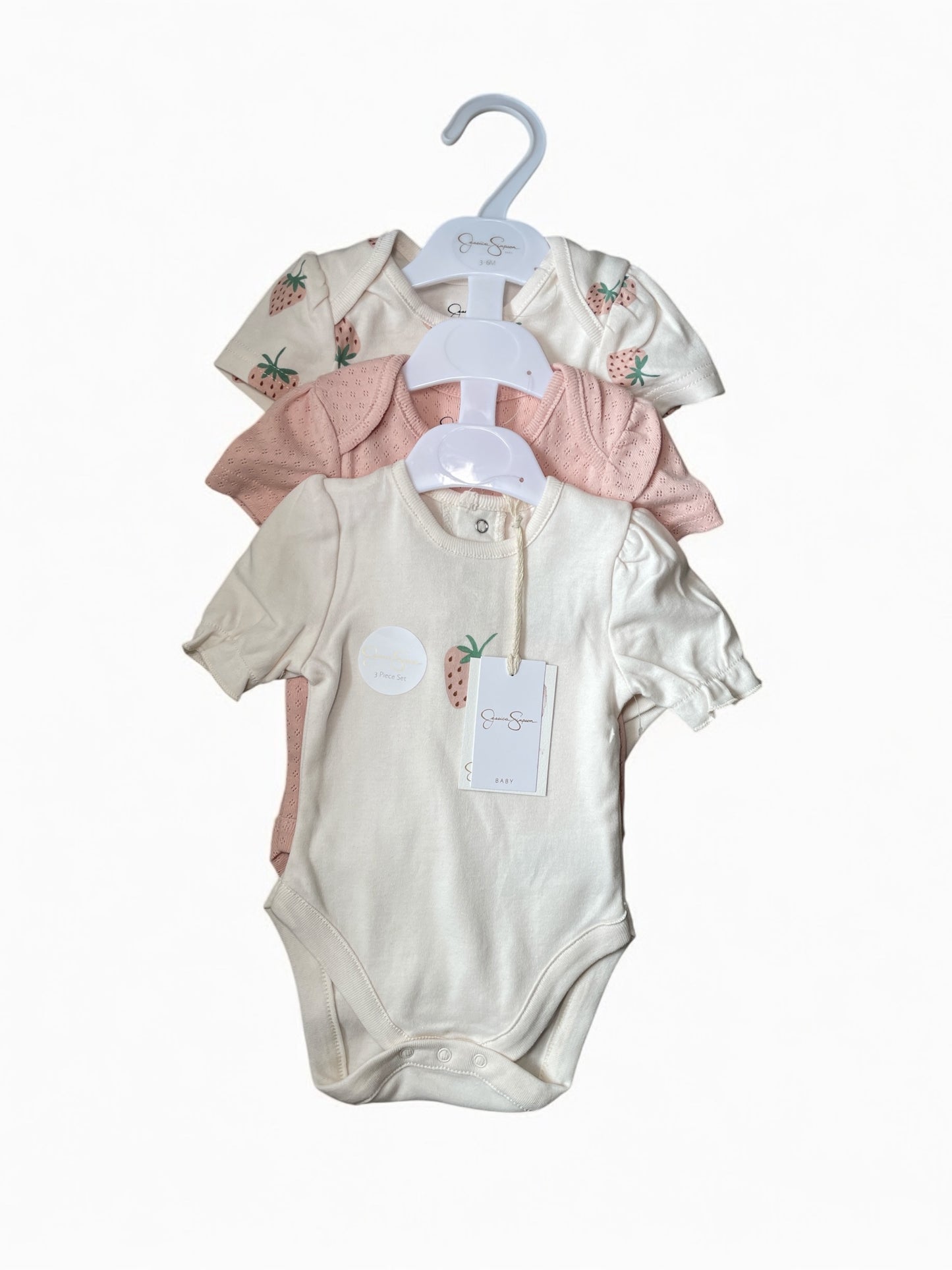 Jessica Simpson Baby onsies set  strawberry