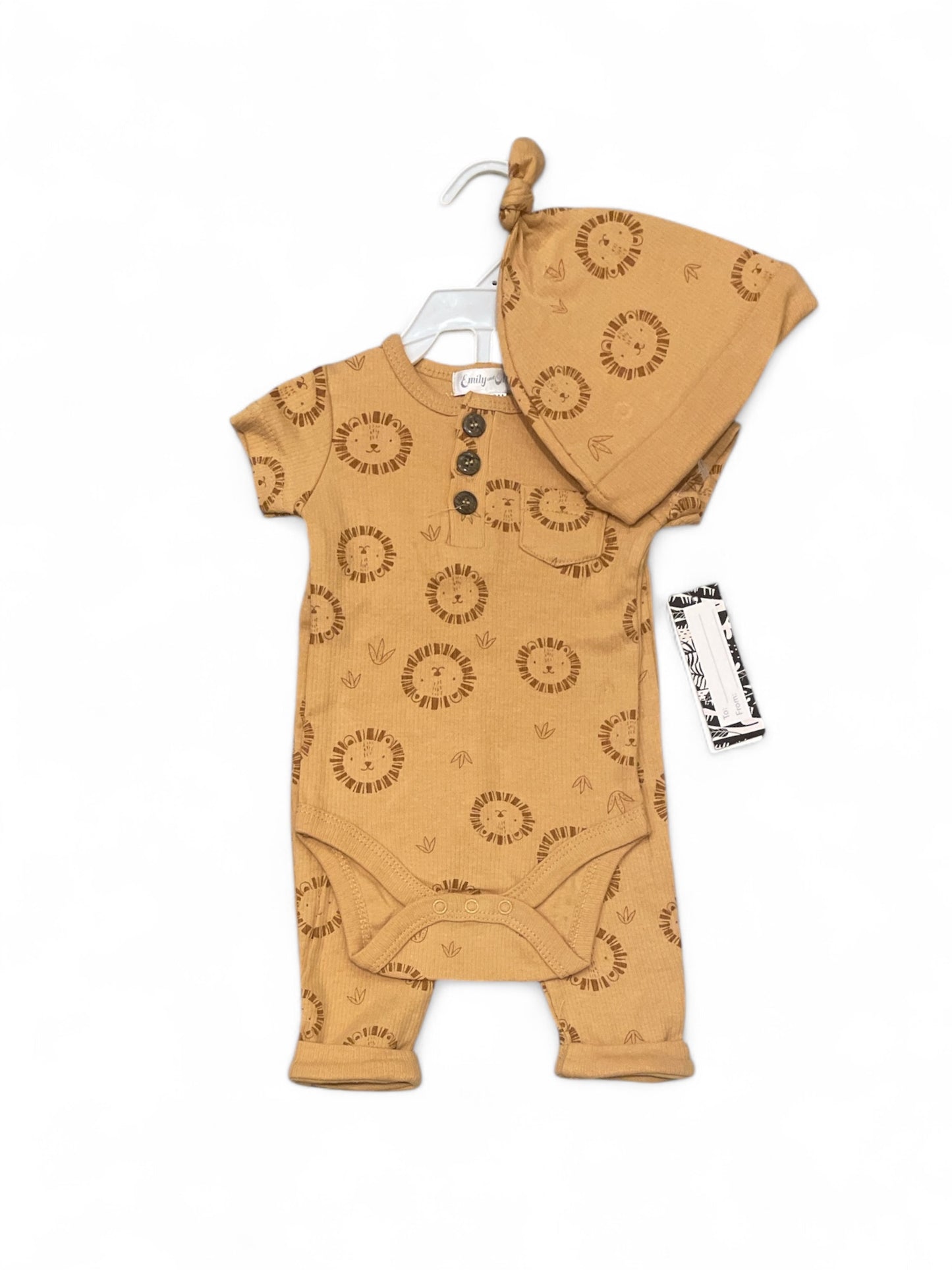 Emily 3 pc baby boy onesies set