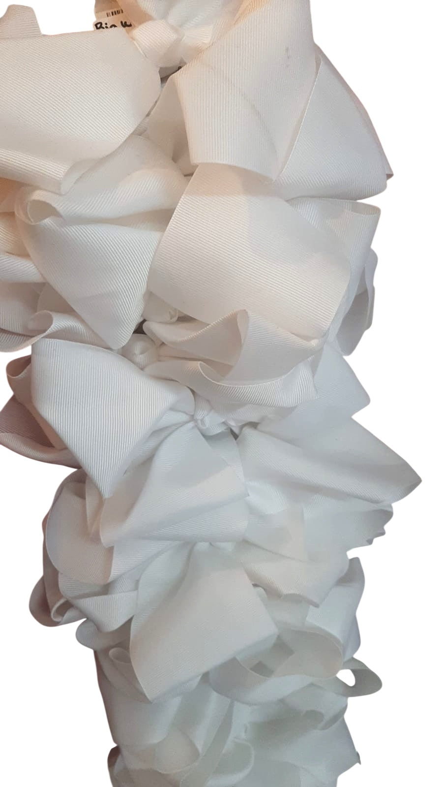 Large white bow