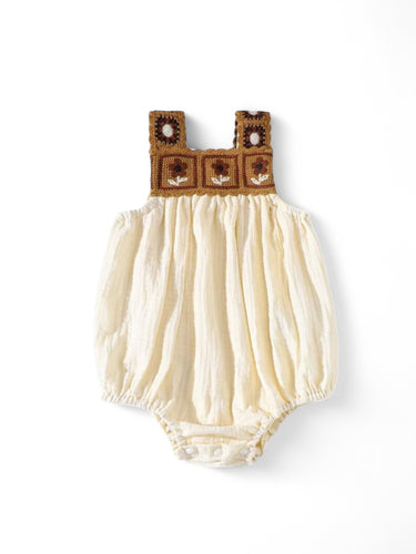 Bohemian baby dress  romper