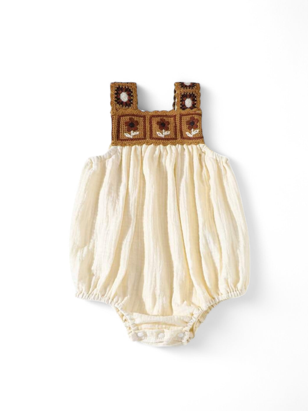 Bohemian baby dress  romper