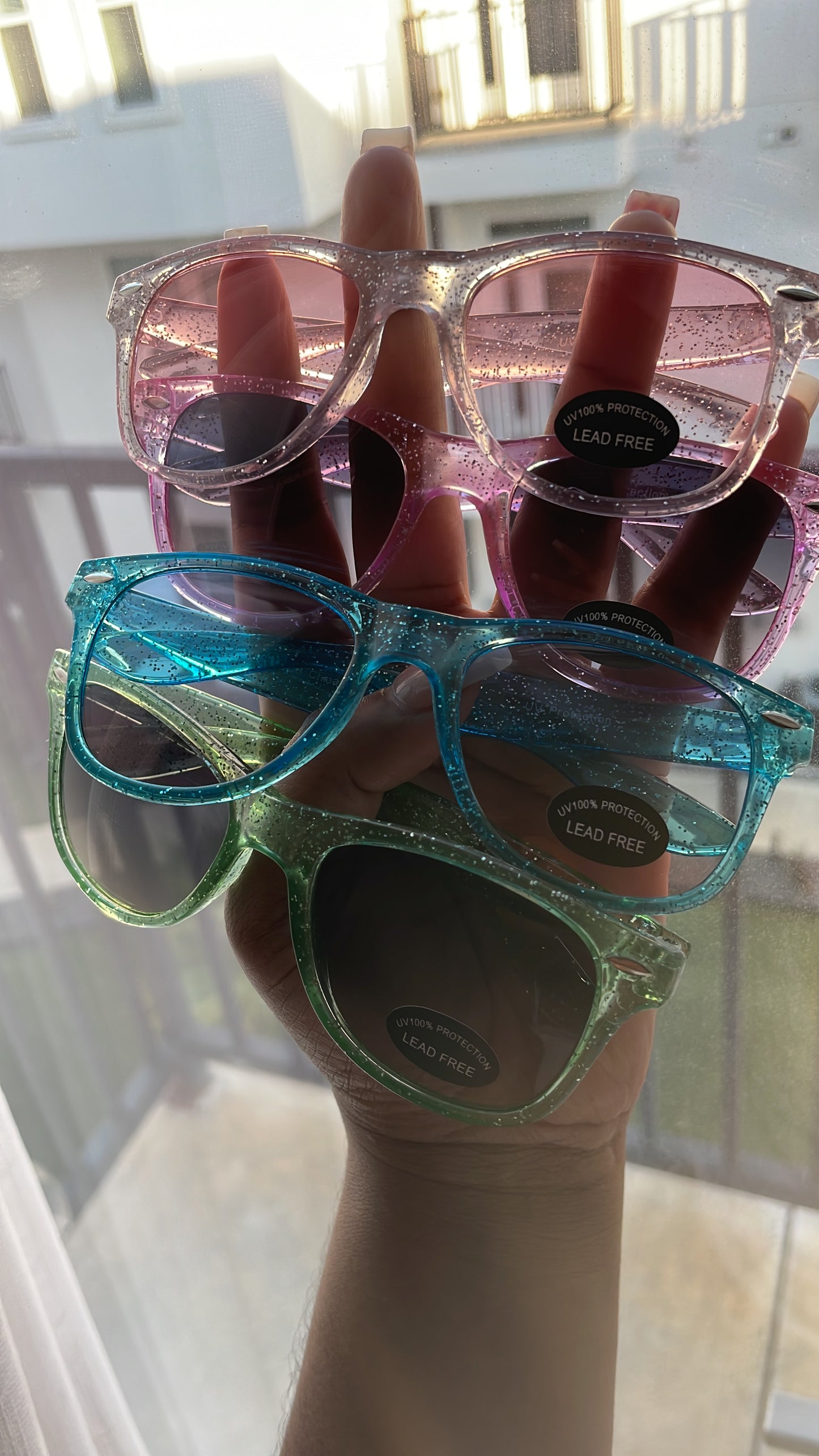Girls glittery 2k6 sunglasses