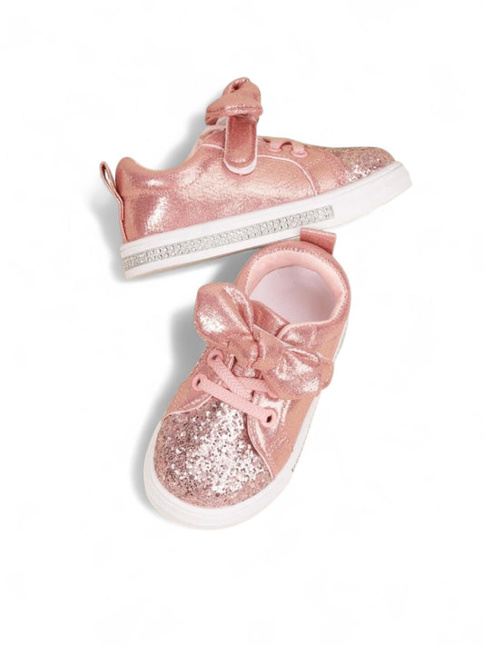 Pink sparkly bow  pink sneakers 2k5