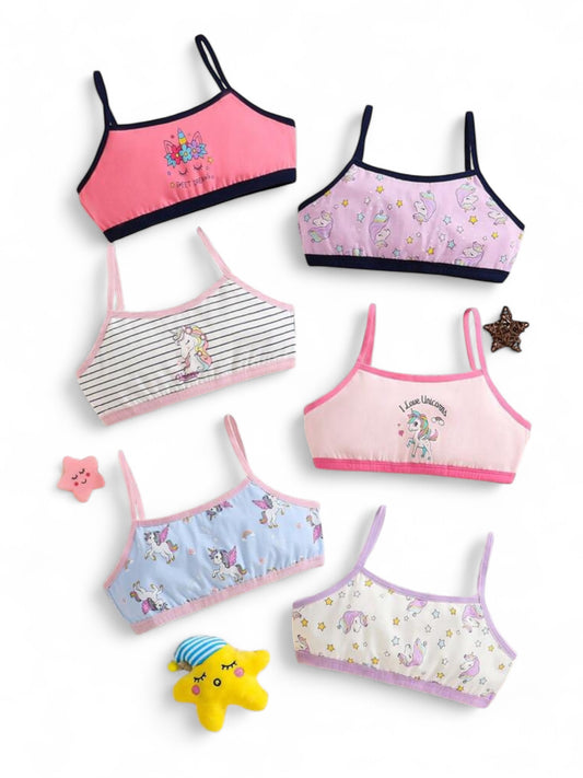 6pk girls training bra