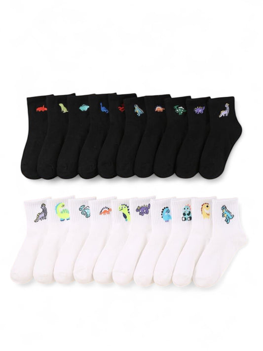 Dino toddler boy sock  10pk
