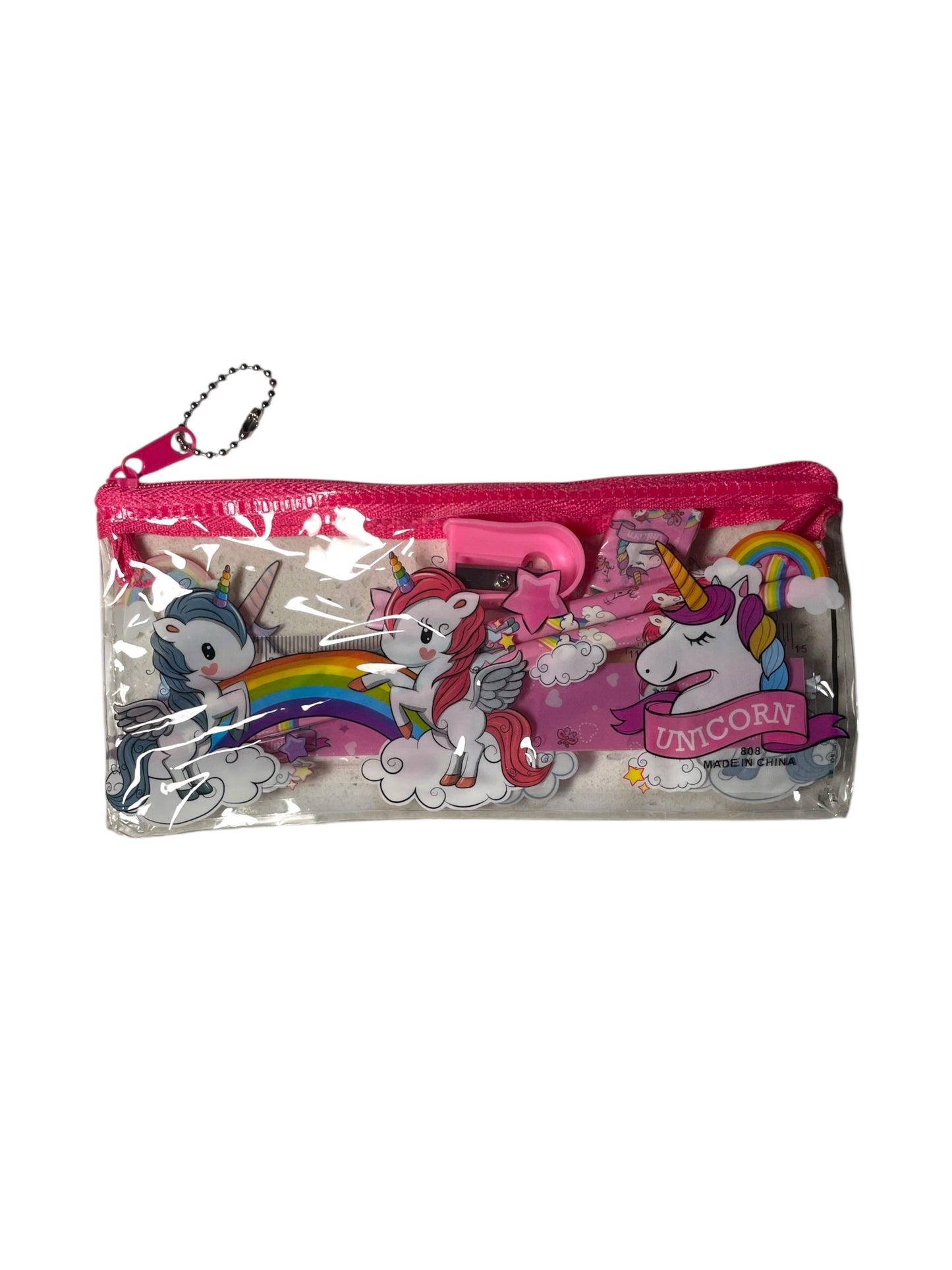 Children  attachable pencil  case with supplies