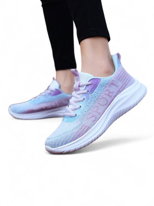 Pre teen purple  sports sneakers