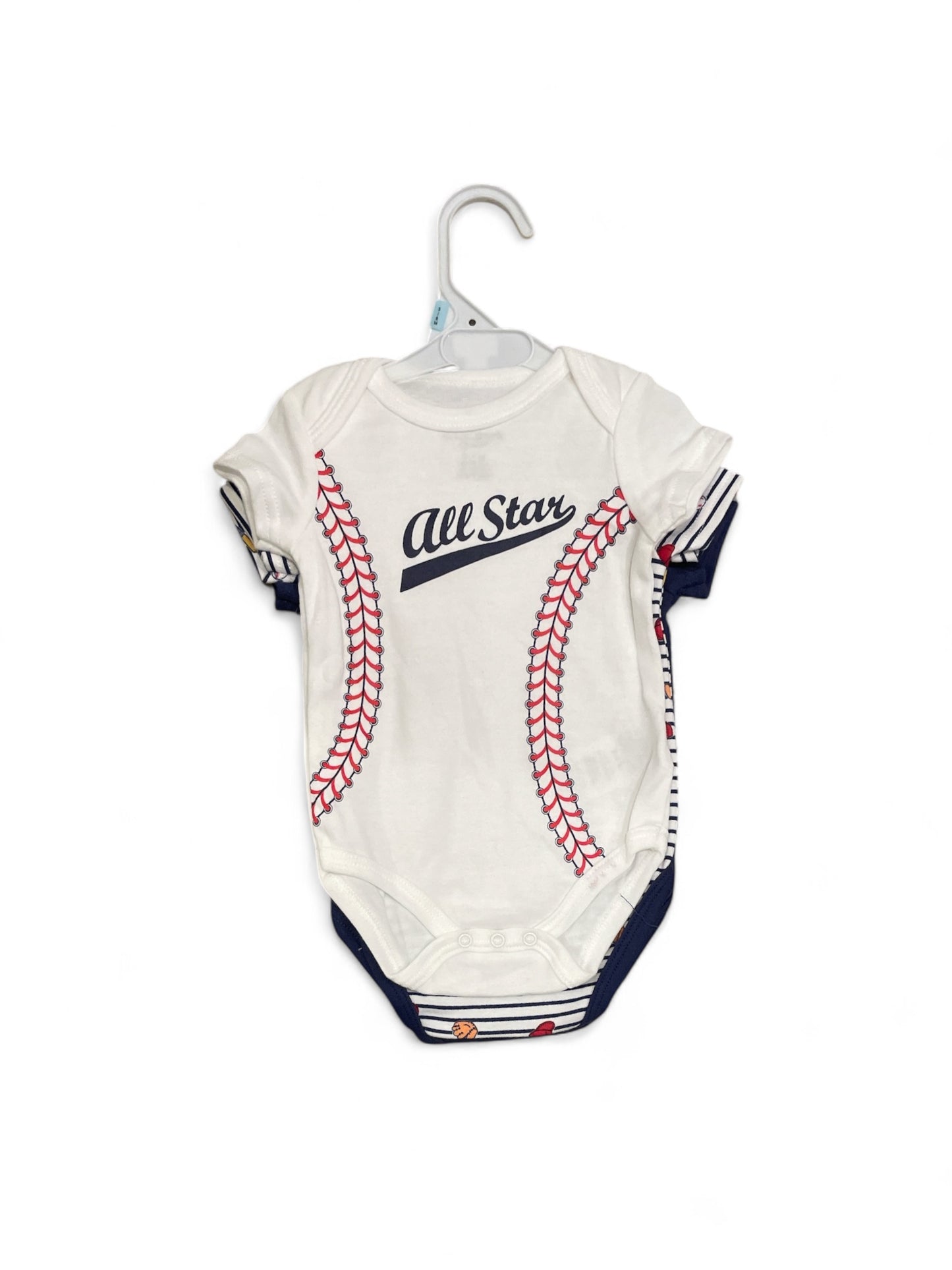 All star boy baby 3pk onesies set