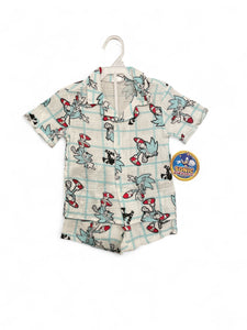 Sonic 2pc linen boys set