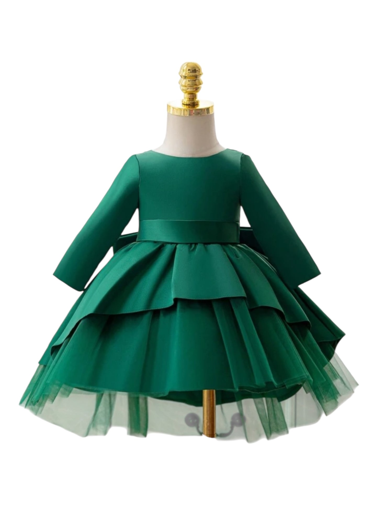 Green girls formal dress 2k5