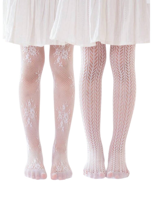white decorated girl stockings 2k5