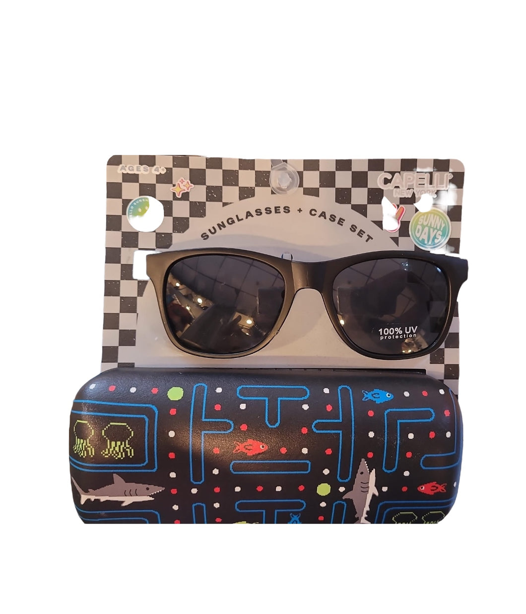 PAC man boy sunglasses set