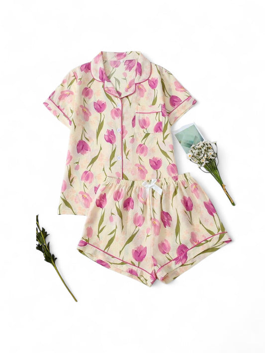 Tulips teen girls pj