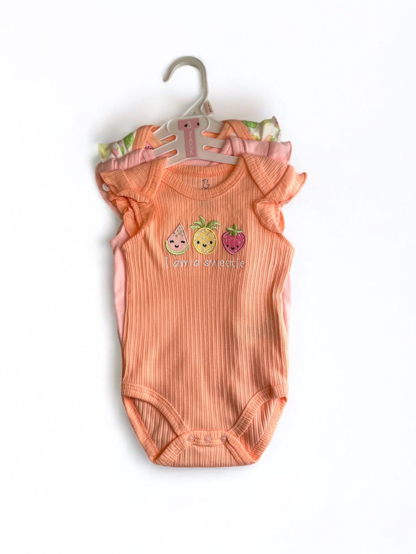 3pk I am a sweetie bs y onesies set