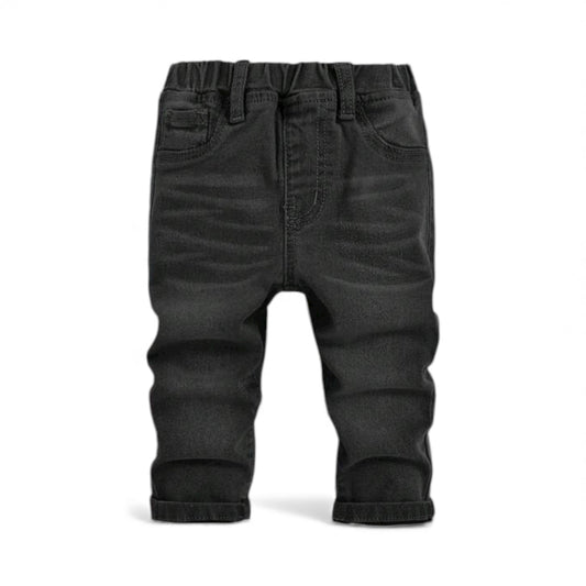 Black denim baby boy long pants